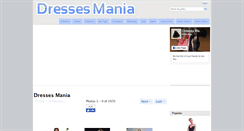Desktop Screenshot of dressesmania.com